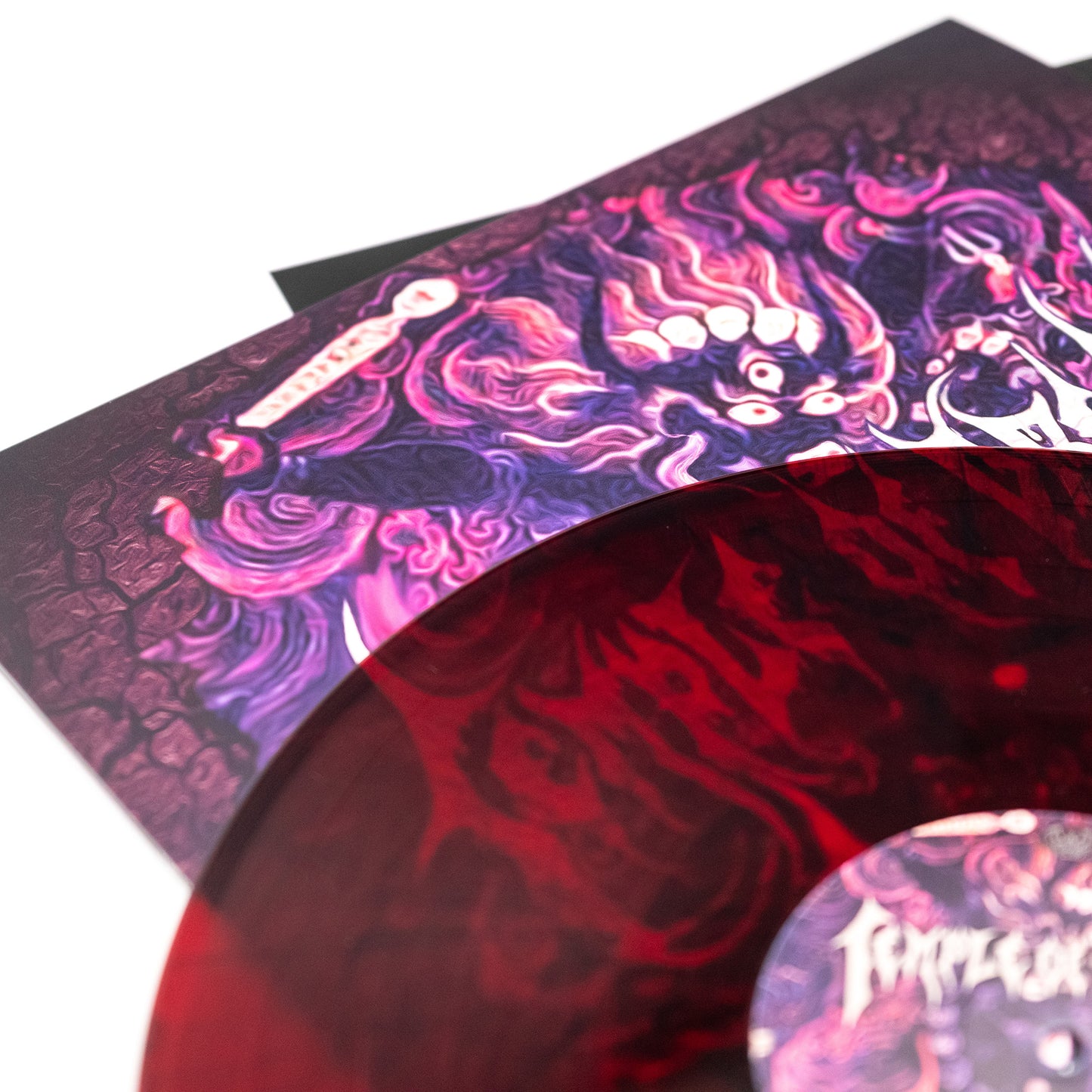 Temple Of Dread - Blood Craving Mantras (Vinyl LP - Red/Black Marble)