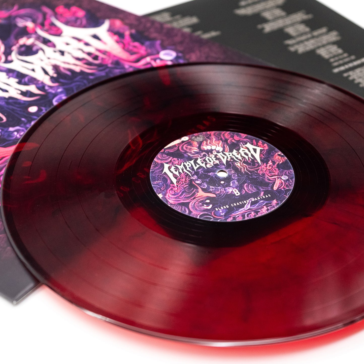 Temple Of Dread - Blood Craving Mantras (Vinyl LP - Red/Black Marble)