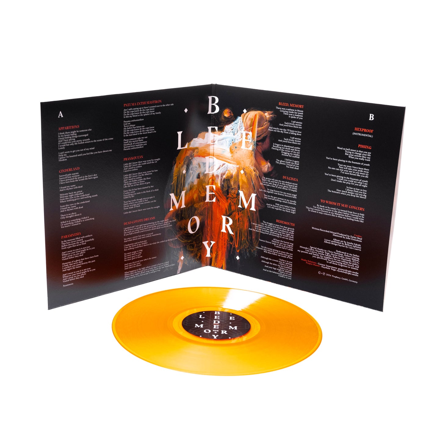 Thief - Bleed, Memory (Vinilo desplegable - Naranja transparente)