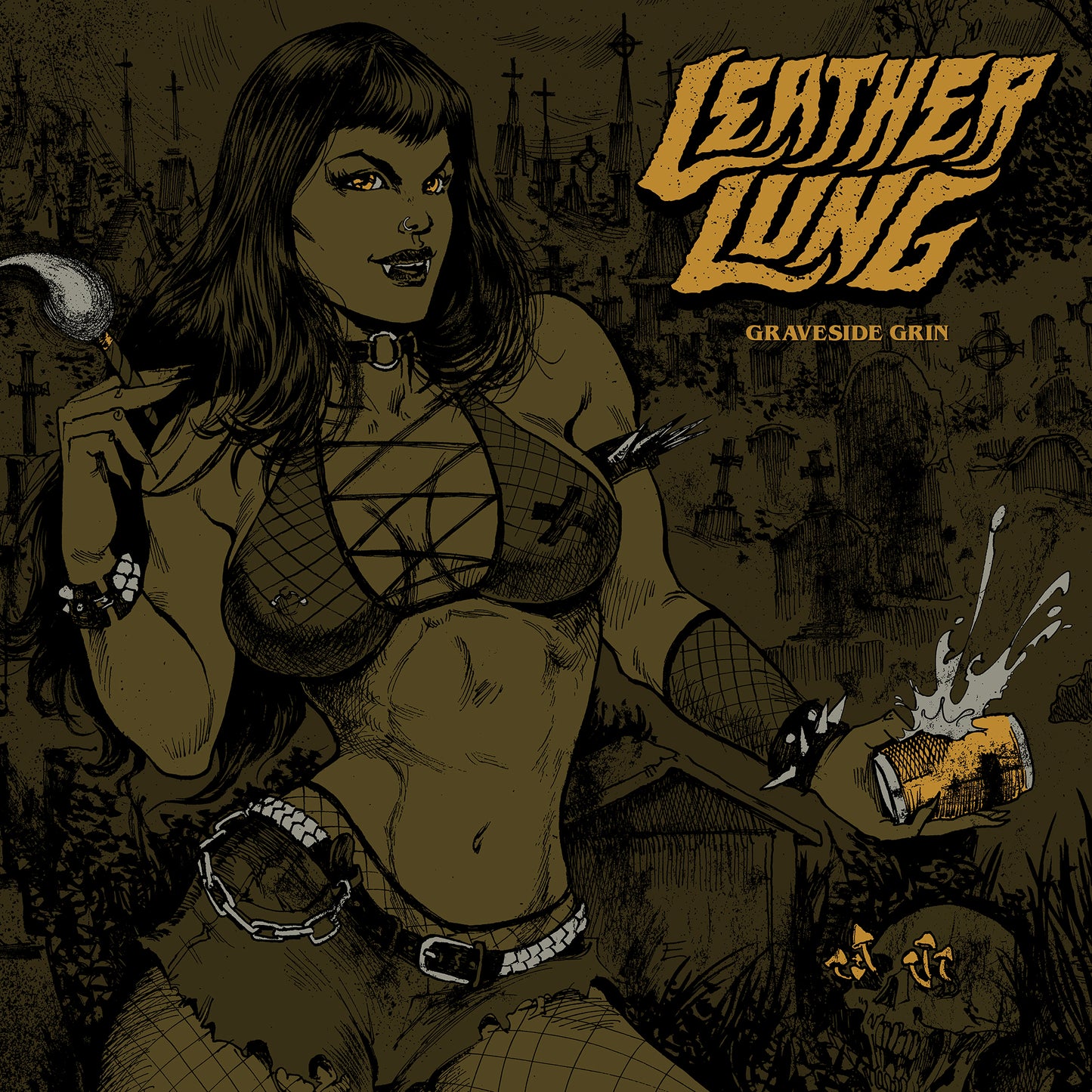 Leather Lung – Graveside Grin (CD-Digisleeve)