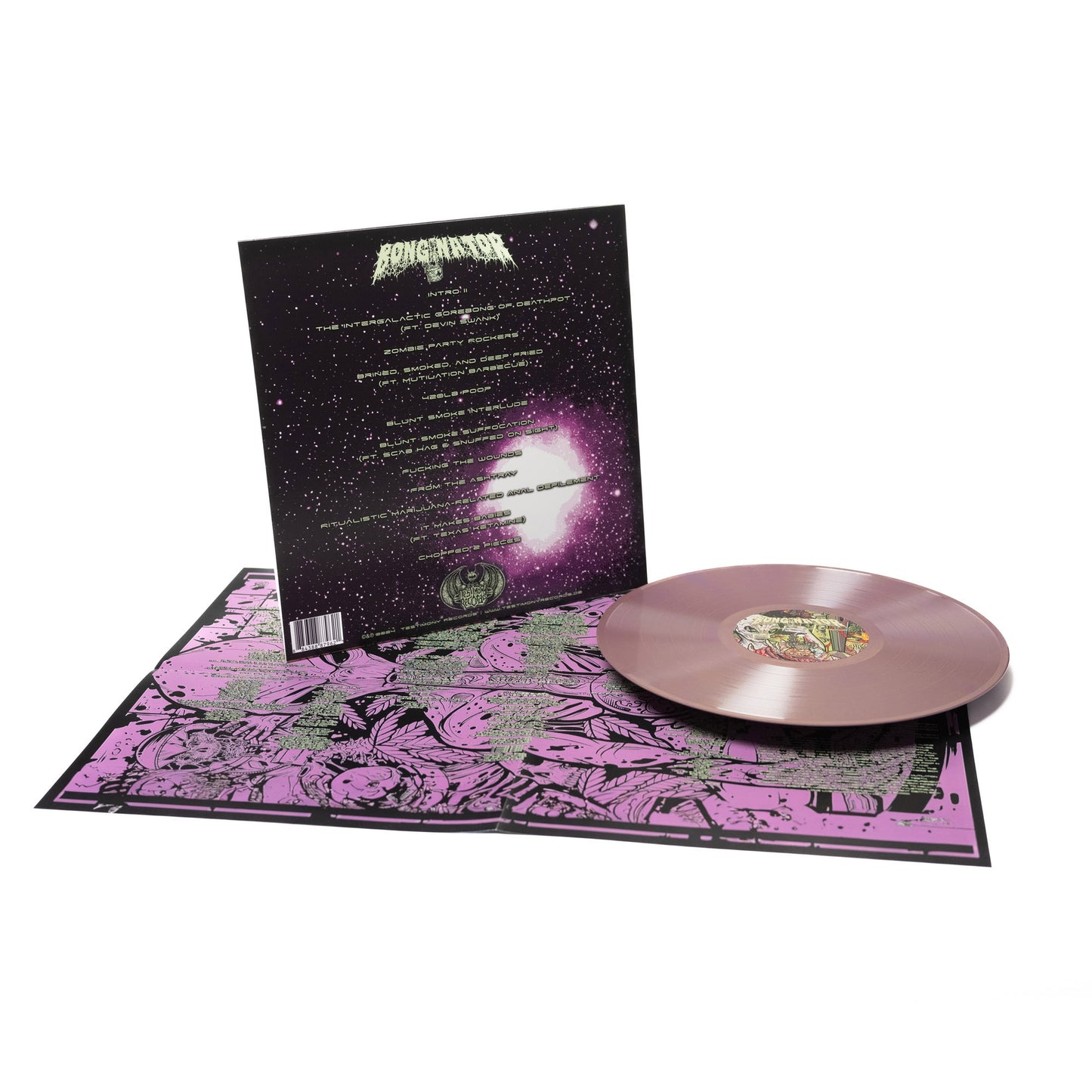 Bonginator - The Intergalactic Gorebong Of Deathpot (Vinyl LP - solid gold / solid purple marble)