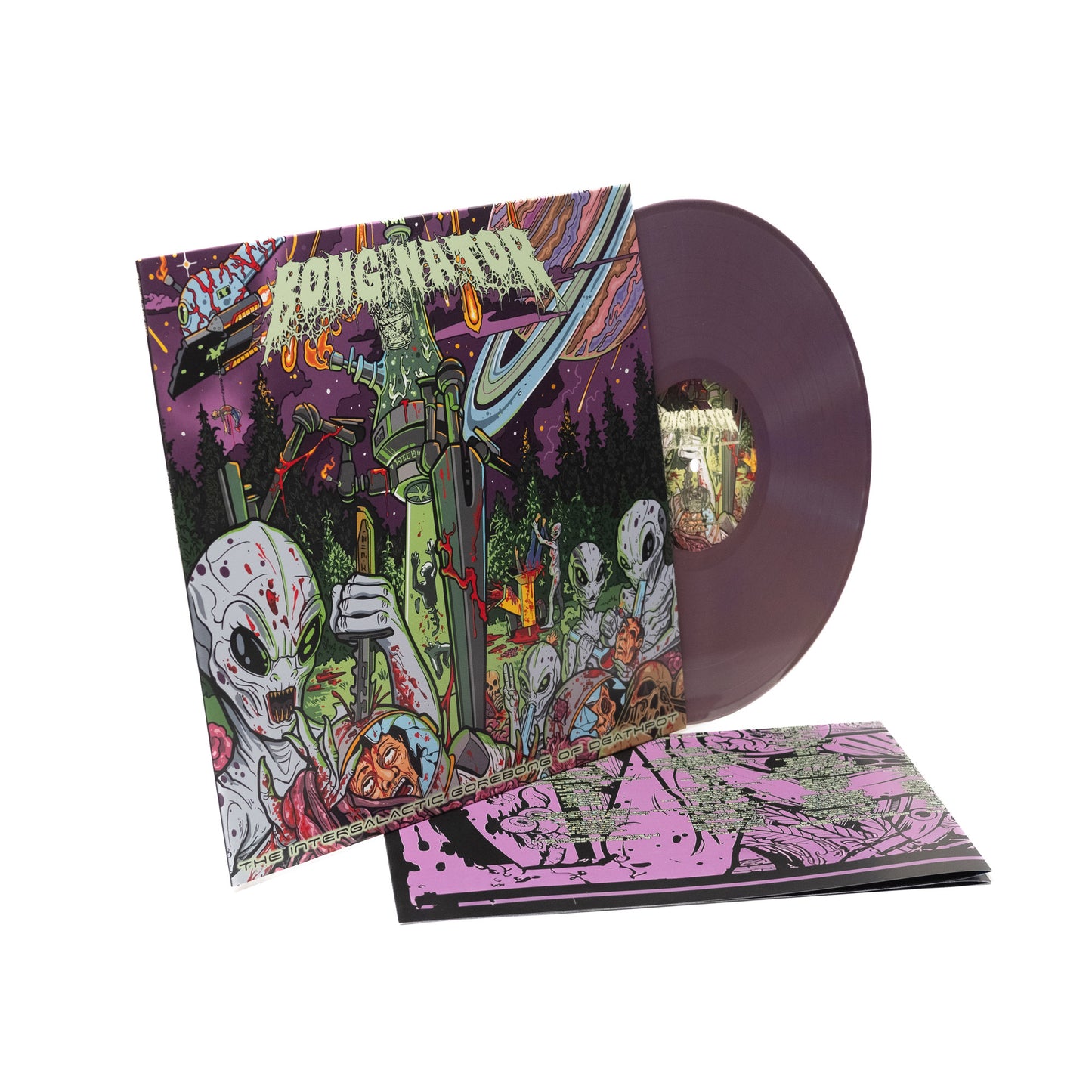 Bonginator - The Intergalactic Gorebong Of Deathpot (Vinyl LP - solid gold / solid purple marble)