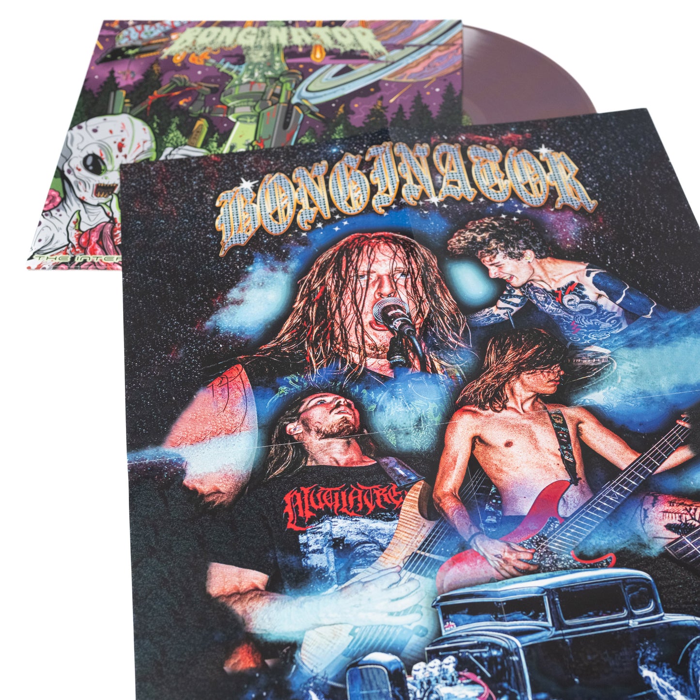 Bonginator - The Intergalactic Gorebong Of Deathpot (Vinyl LP - solid gold / solid purple marble)