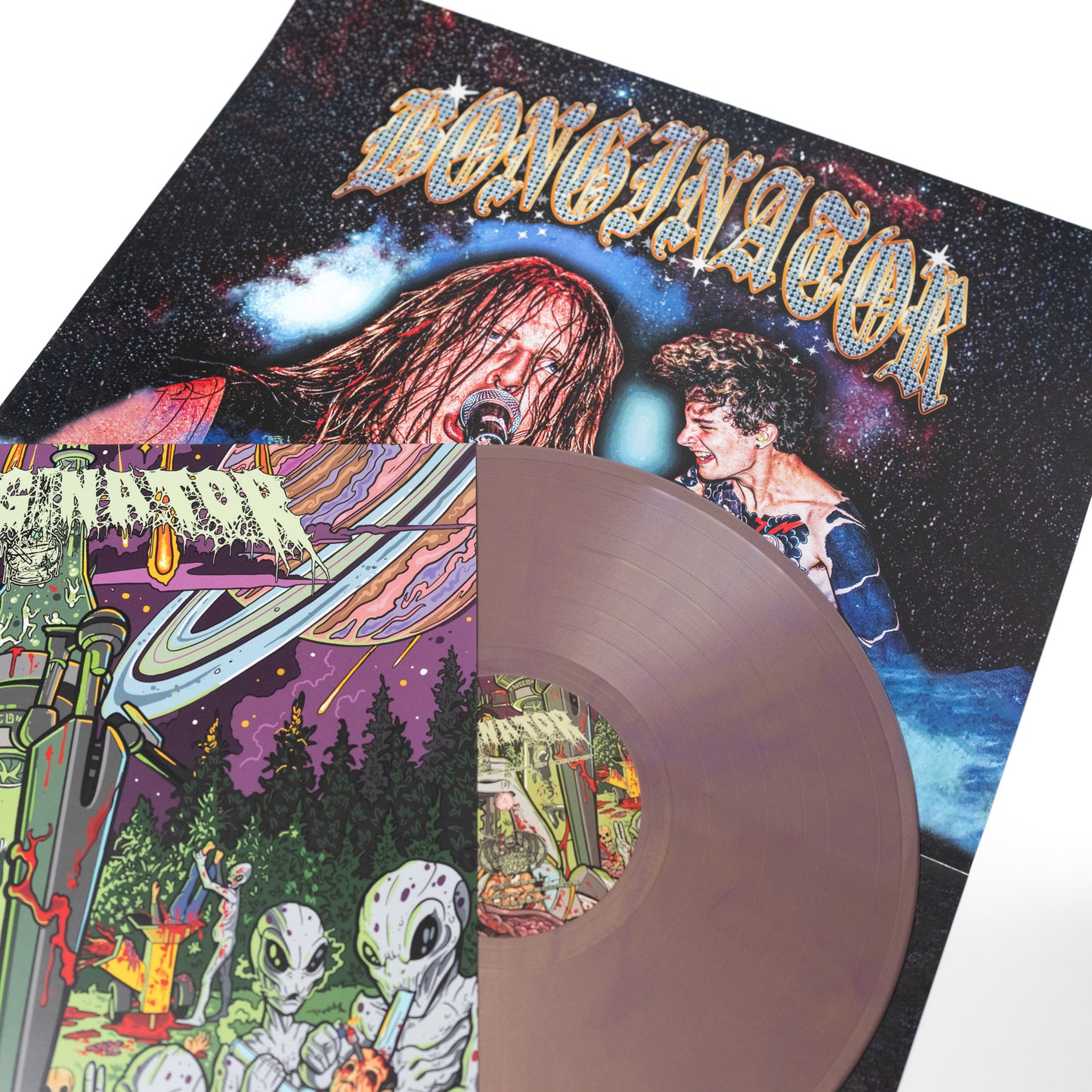 Bonginator - The Intergalactic Gorebong Of Deathpot (Vinyl LP - solid gold / solid purple marble)