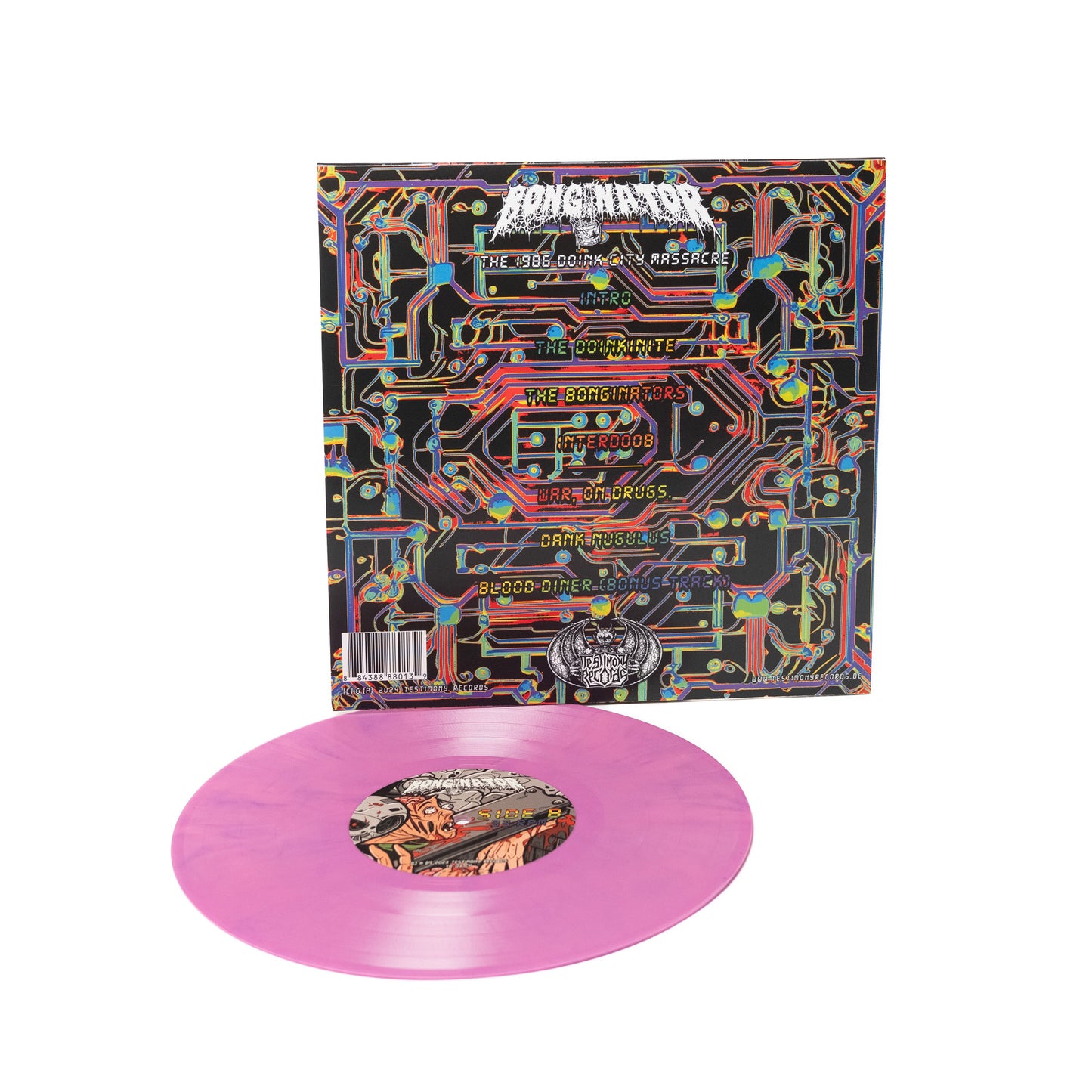 Bonginator – The 1986 Doink City Massacre (Vinyl 10" – durchgehend rosa / durchgehend lila Marmor)