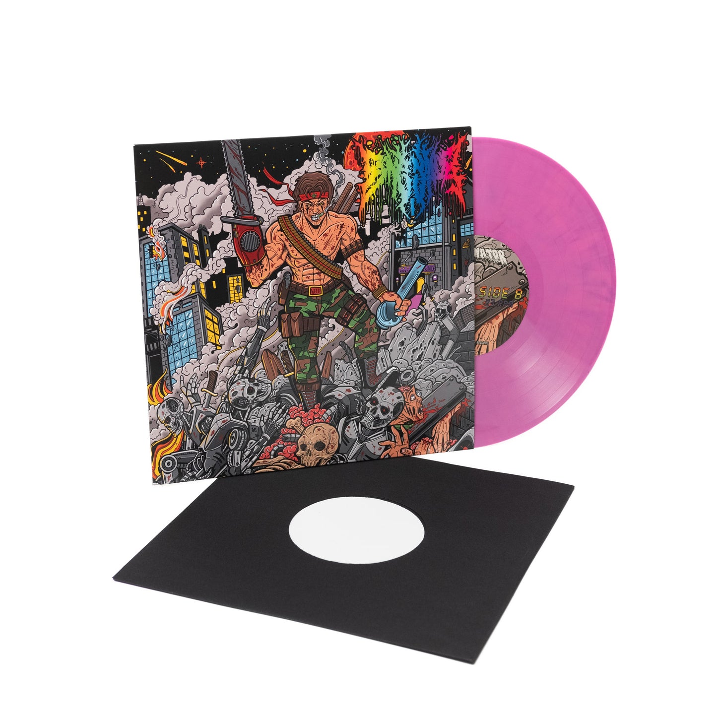 Bonginator – The 1986 Doink City Massacre (Vinyl 10" – durchgehend rosa / durchgehend lila Marmor)