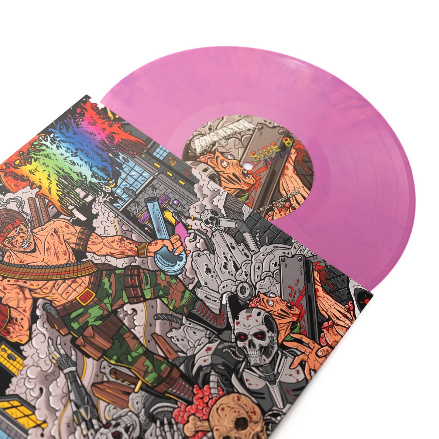 Bonginator – The 1986 Doink City Massacre (Vinyl 10" – durchgehend rosa / durchgehend lila Marmor)