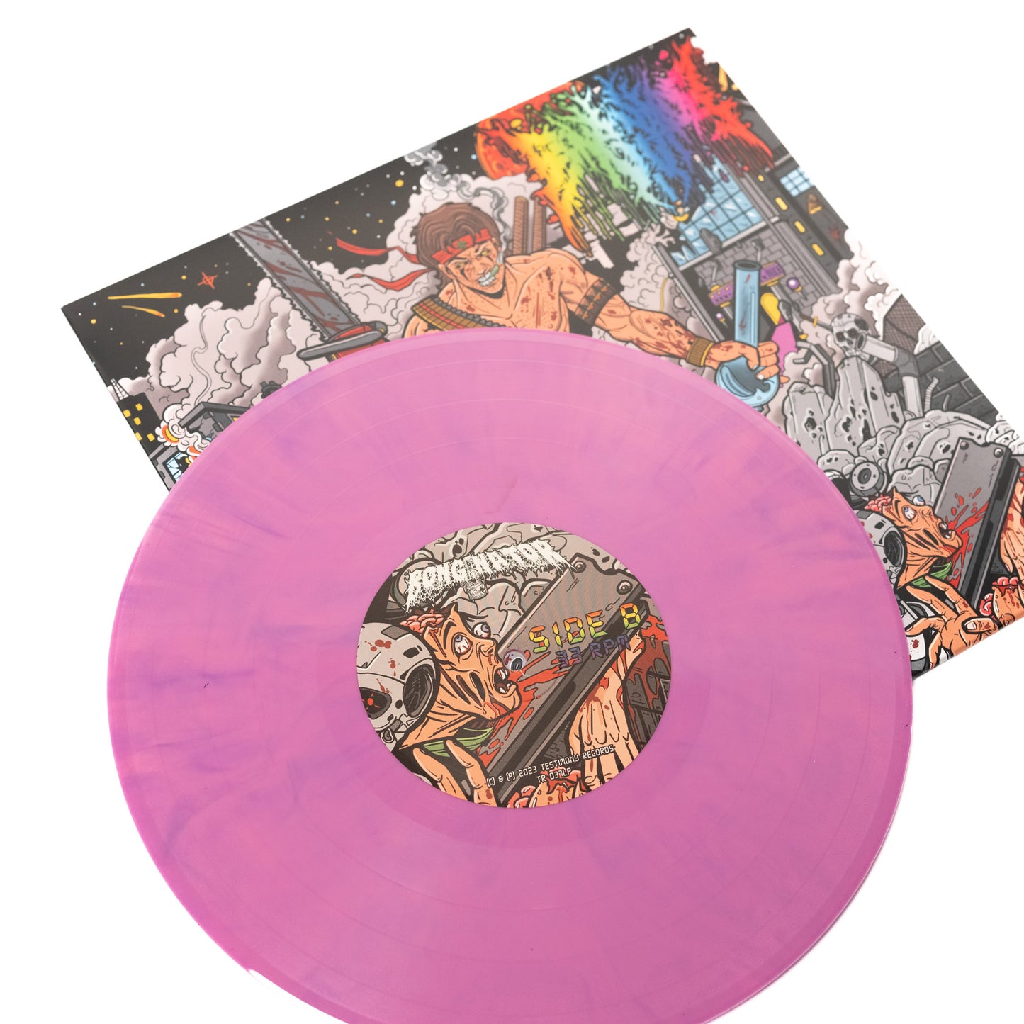 Bonginator – The 1986 Doink City Massacre (Vinyl 10" – durchgehend rosa / durchgehend lila Marmor)