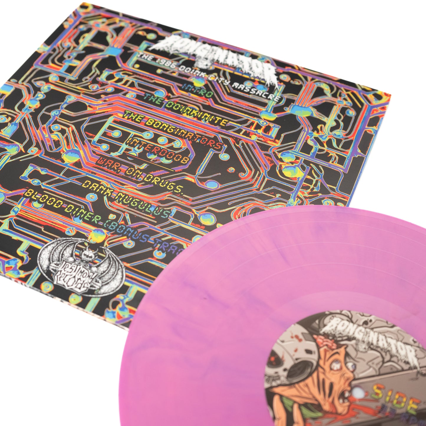 Bonginator – The 1986 Doink City Massacre (Vinyl 10" – durchgehend rosa / durchgehend lila Marmor)