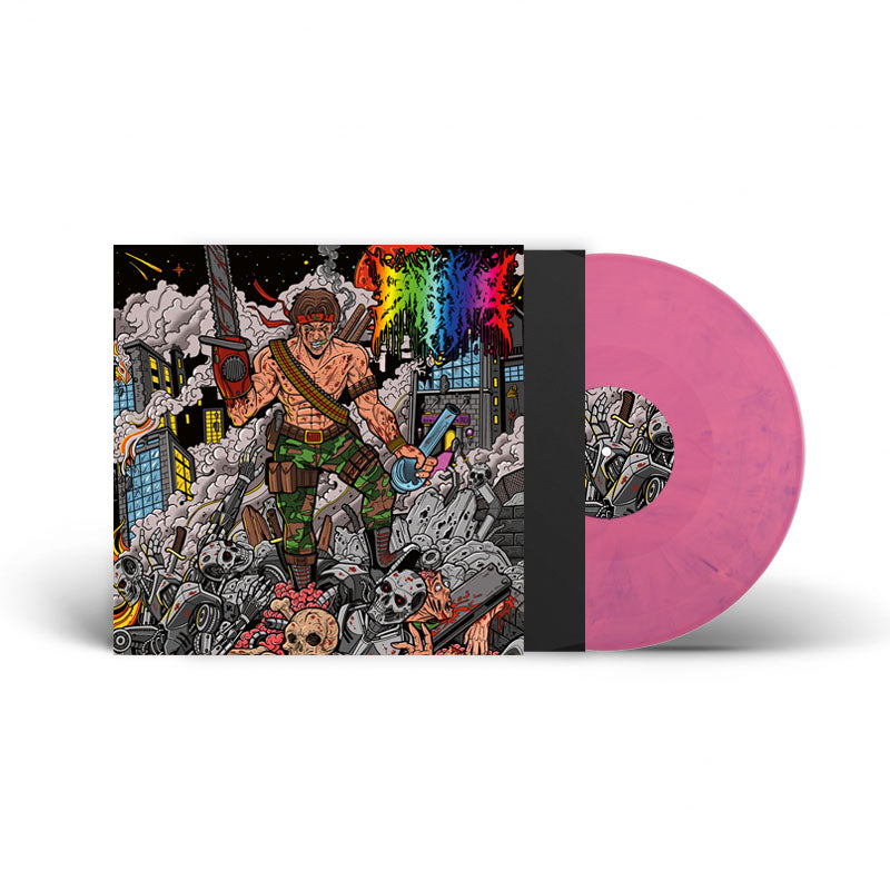Bonginator – The 1986 Doink City Massacre (Vinyl 10" – durchgehend rosa / durchgehend lila Marmor)