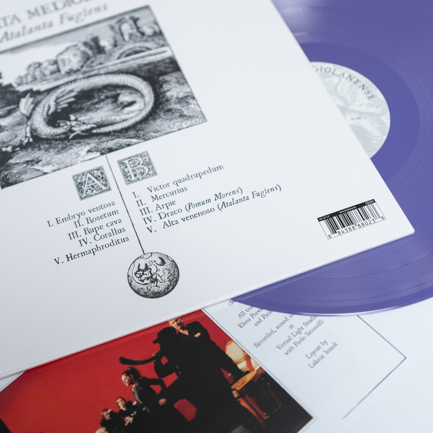 Camerata Mediolanense – Atalanta Fugiens (Vinyl LP – Lila Bio-Vinyl)