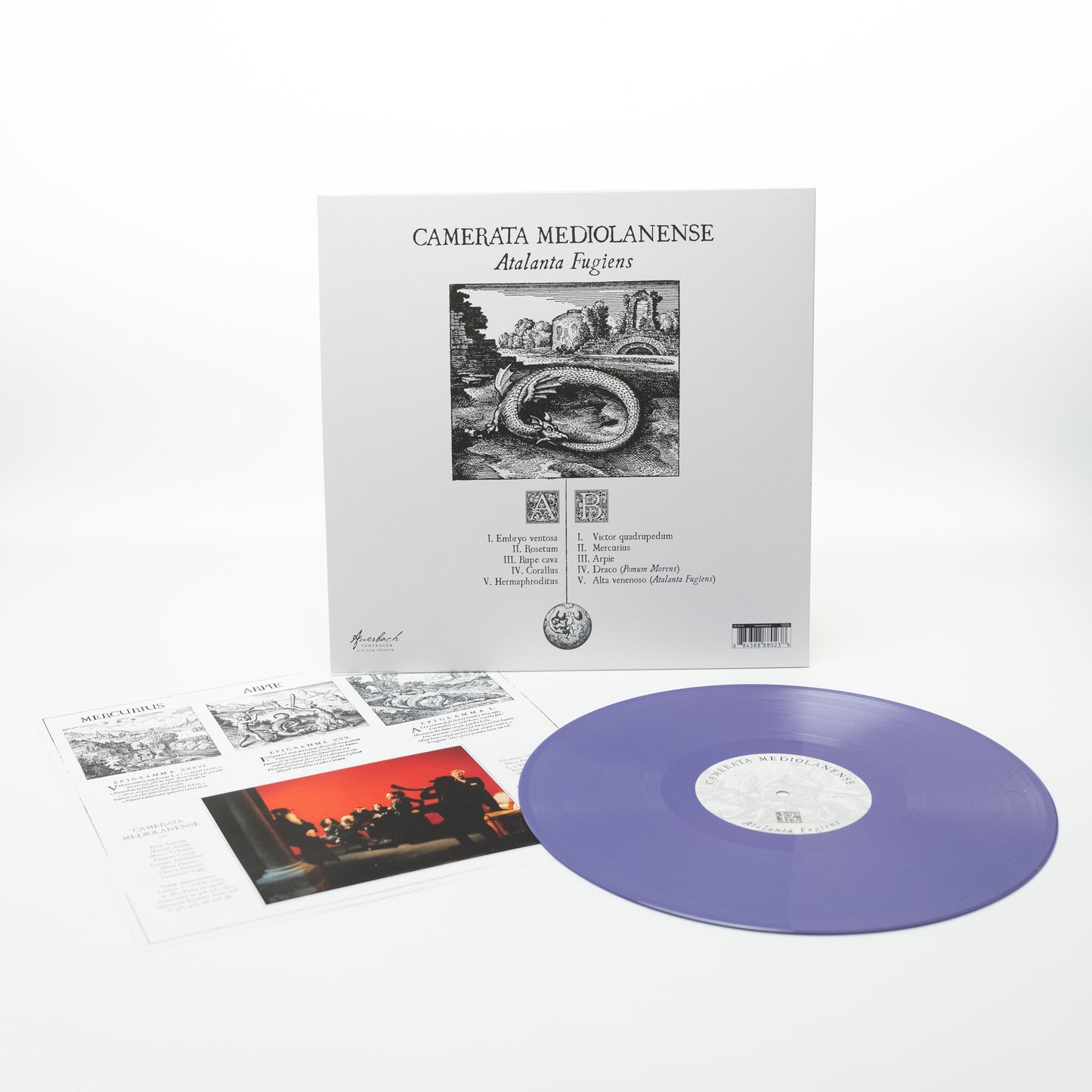 Camerata Mediolanense – Atalanta Fugiens (Vinyl LP – Lila Bio-Vinyl)
