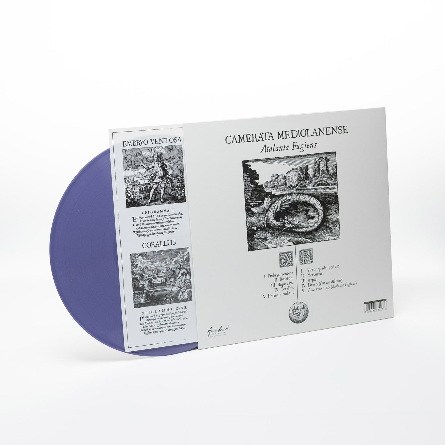Camerata Mediolanense – Atalanta Fugiens (Vinyl LP – Lila Bio-Vinyl)