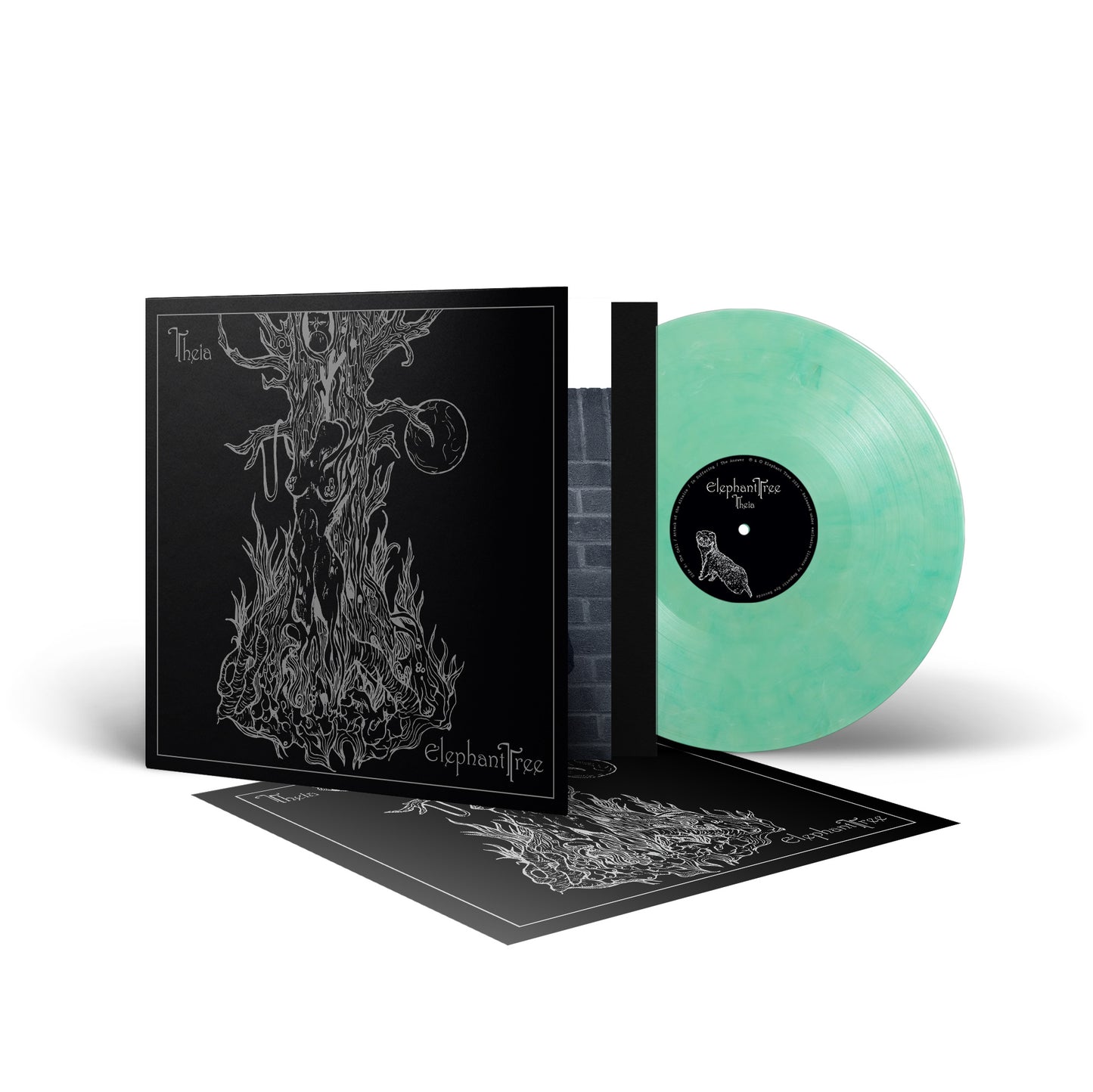 Elephant Tree – Theia (Jubiläumsausgabe) (Vinyl-Gatefold-LP – Kristallklar/Grün/Weiß-Marmor)