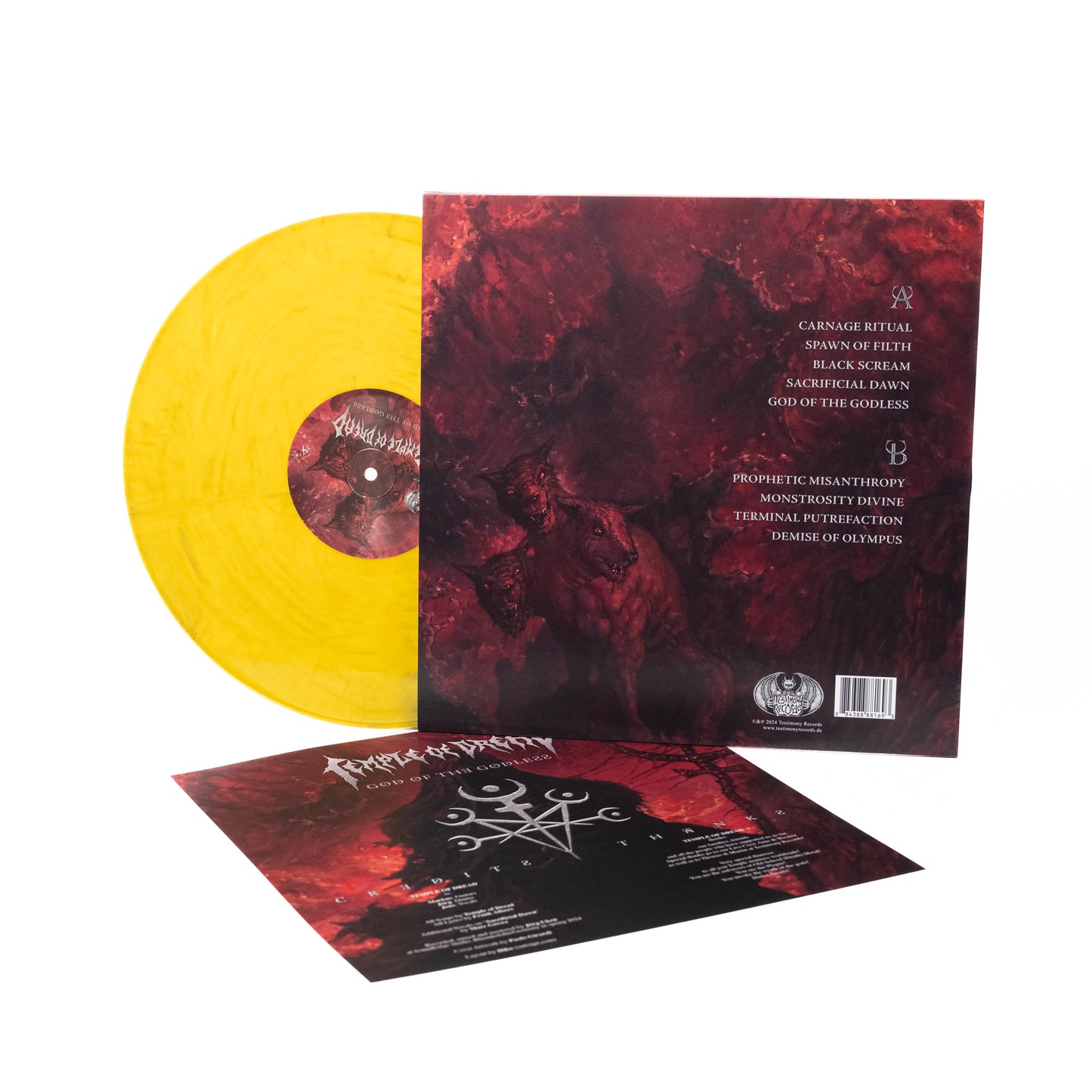 Temple Of Dread - God Of The Godless (Vinyl LP)