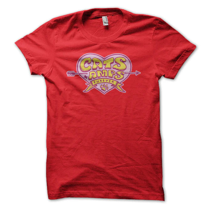 Cats On Amps - HersValentine's Day (Women’s Shirt - Pink)
