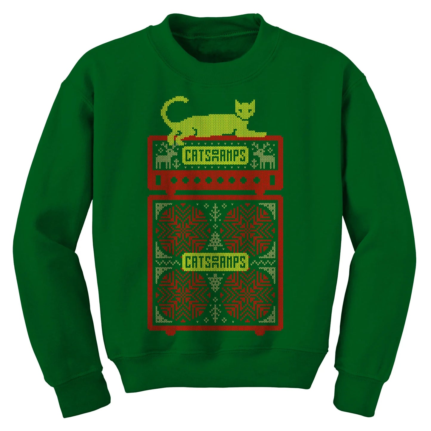 Cats On Amps - Ugly (Sweater - Kelly Green)