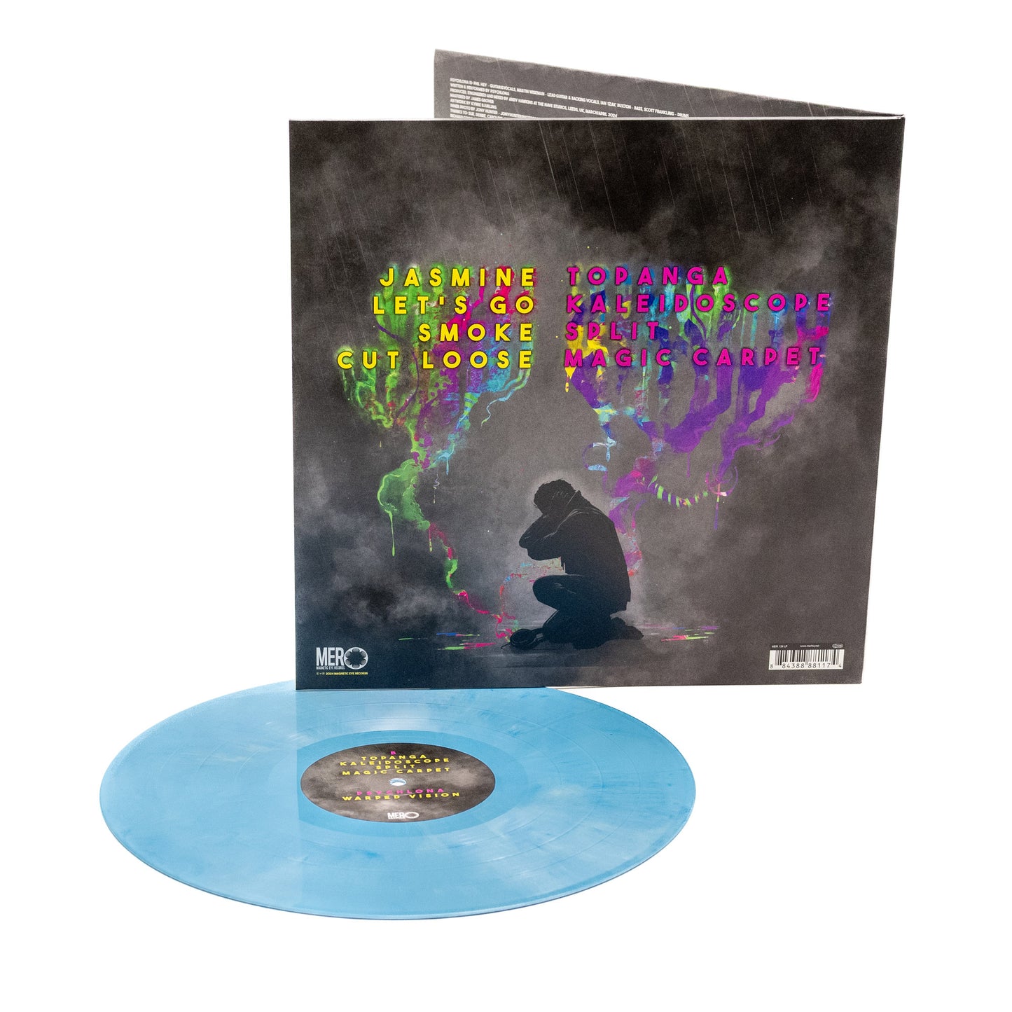 Psychlona - Warped Vision (Vinilo desplegable - Mármol azul/blanco)