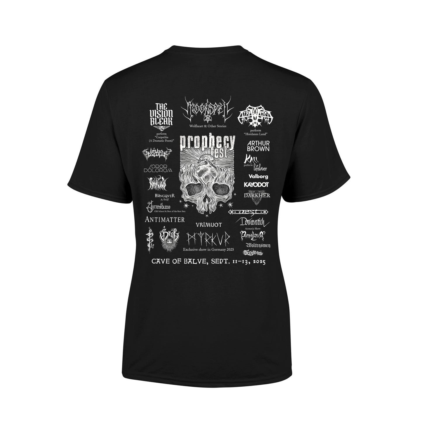 Prophecy Fest - Owl (Women’s Shirt - L - black)