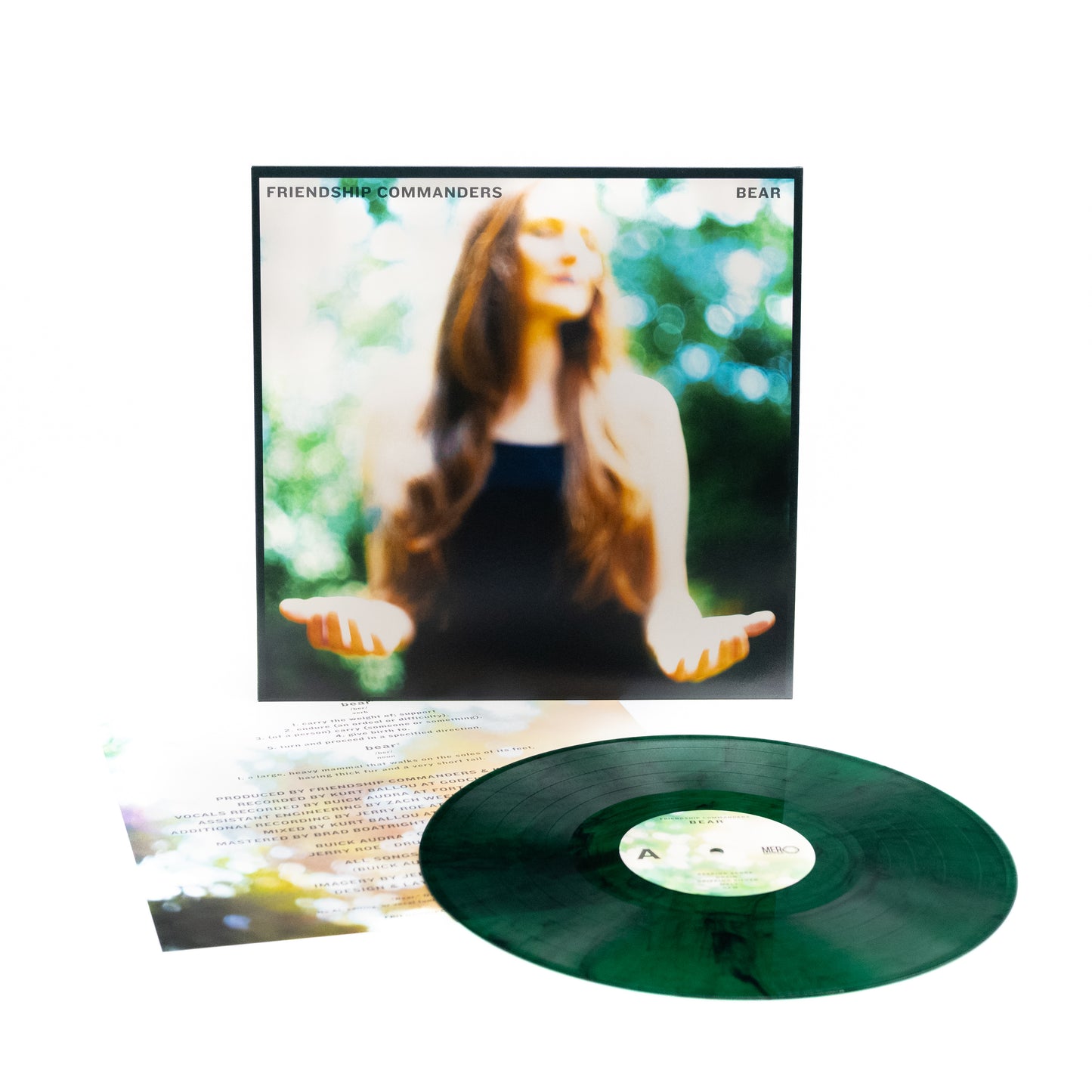 Friendship Commanders – Bear (Vinyl-LP – Grün/Schwarzer Marmor)