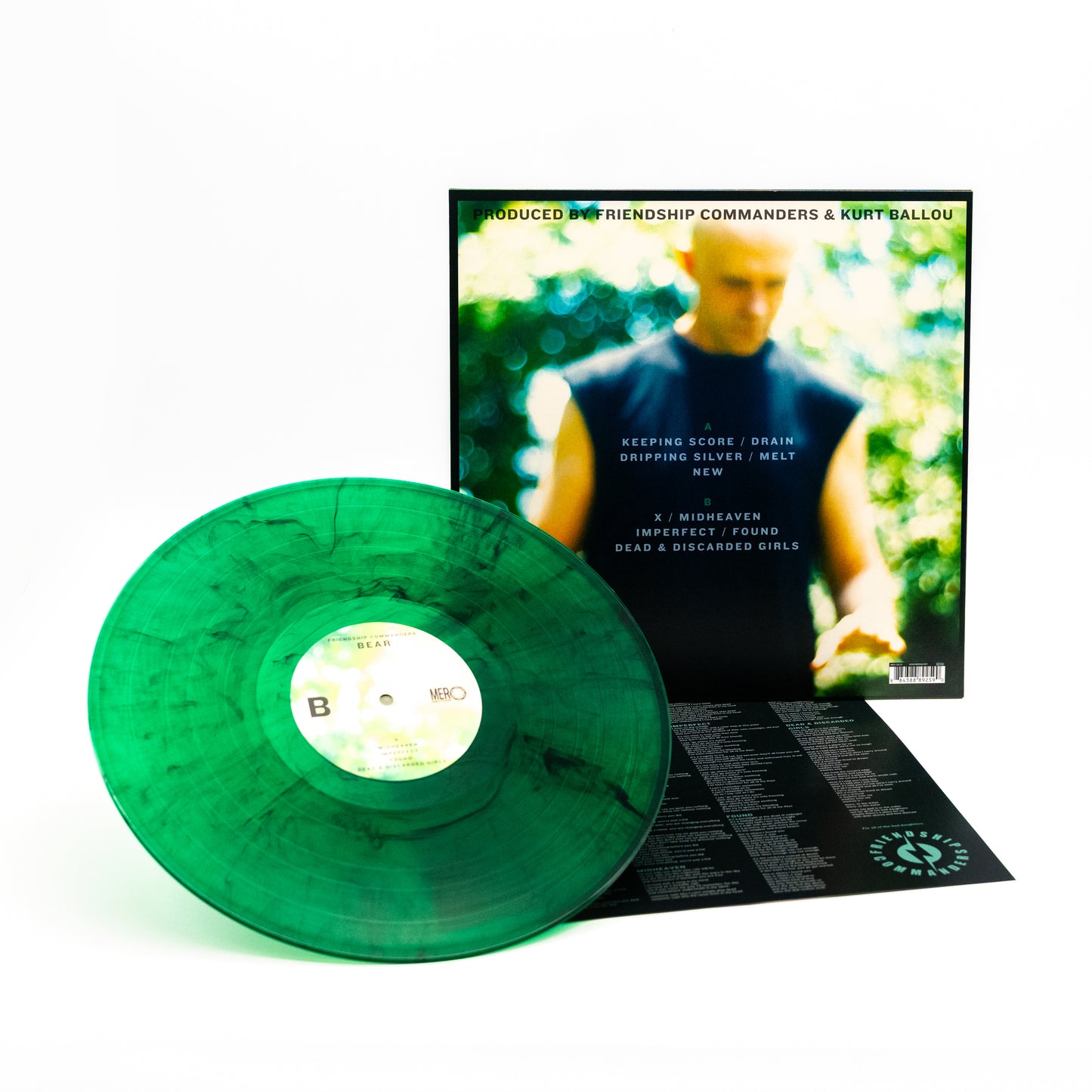 Friendship Commanders – Bear (Vinyl-LP – Grün/Schwarzer Marmor)