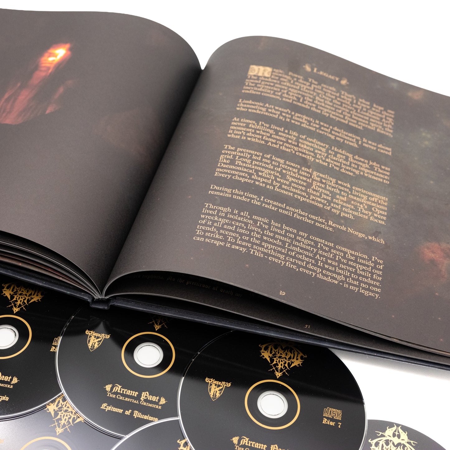 Limbonic Art - Arcane Past - The Celestial Grimoire (Artbook 8-CD)