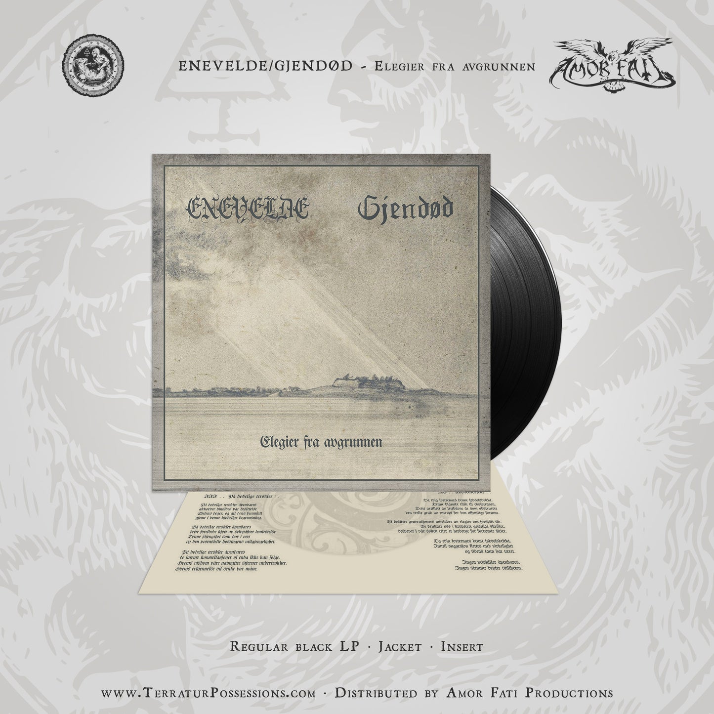 Enevelde/Gjendød - Elegier fra Avgrunnen (Vinyl LP)