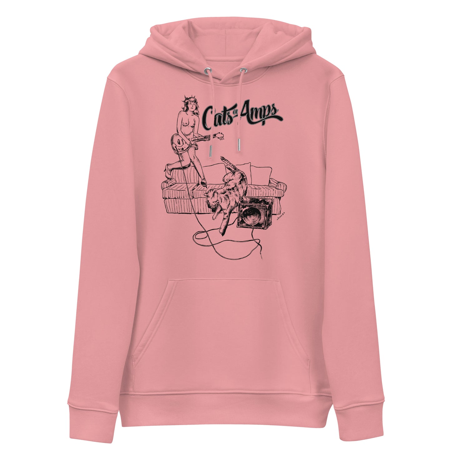 CATS ON AMPS - Chick on Amps - Unisex Essential Eco Hoodie