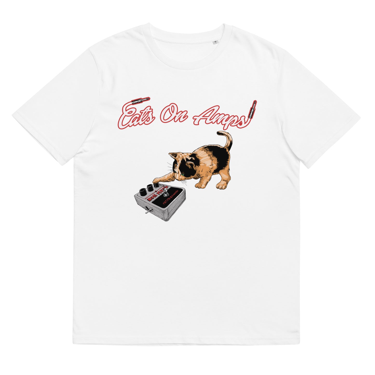 CATS ON AMPS - Cat Tee - Unisex Organic Cotton T-Shirt