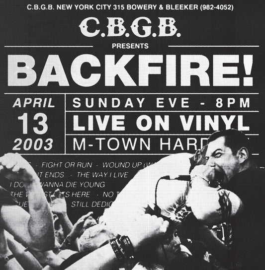 Backfire! - Live At CBGB's + Bonus Tracks (CD Super Jewelbox)