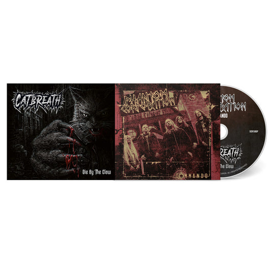 Phantom Corporation / Catbreath - Commando / Die By The Claw (CD Digipak)