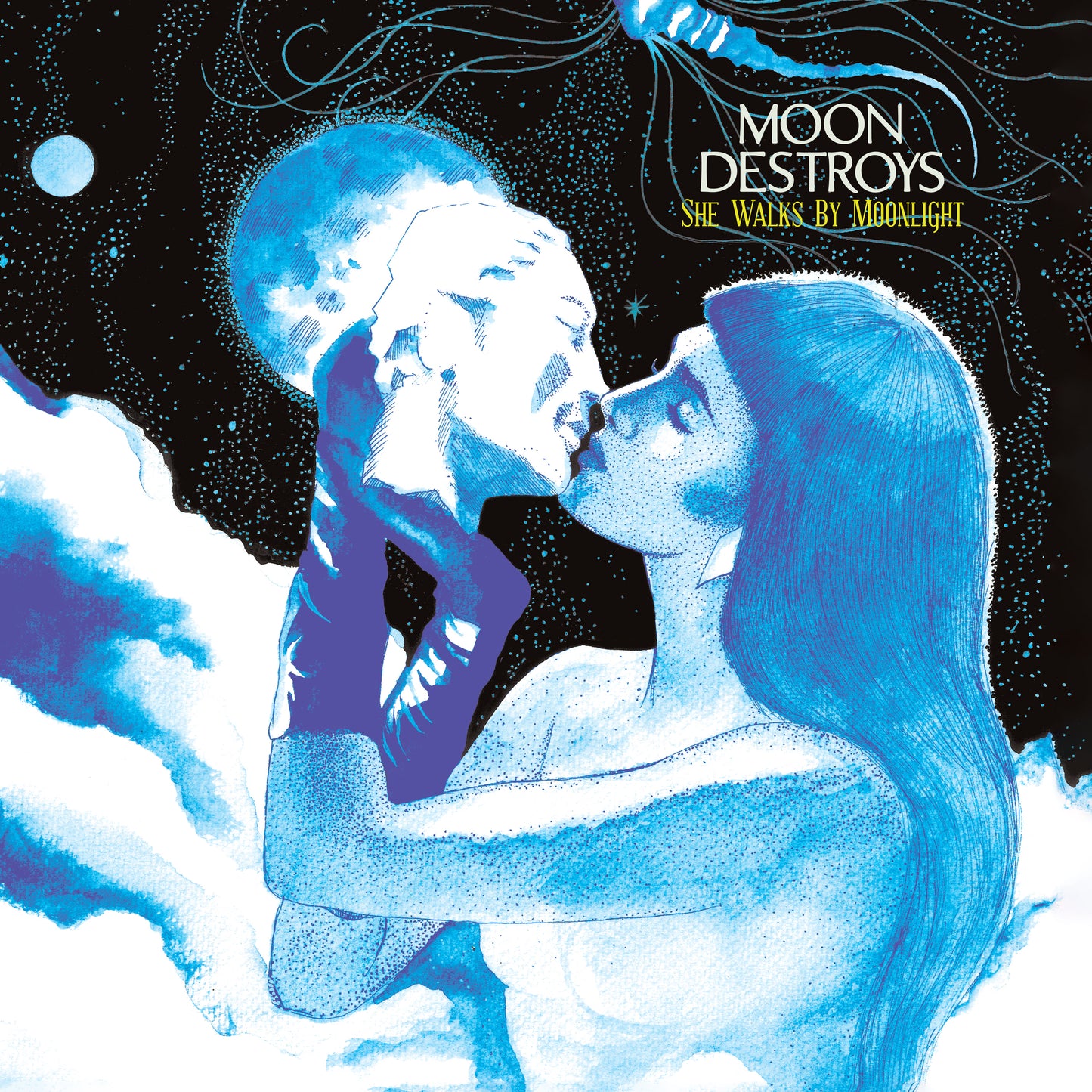 Moon Destroys - She Walks By Moonlight (Vinyl LP - Marbled)