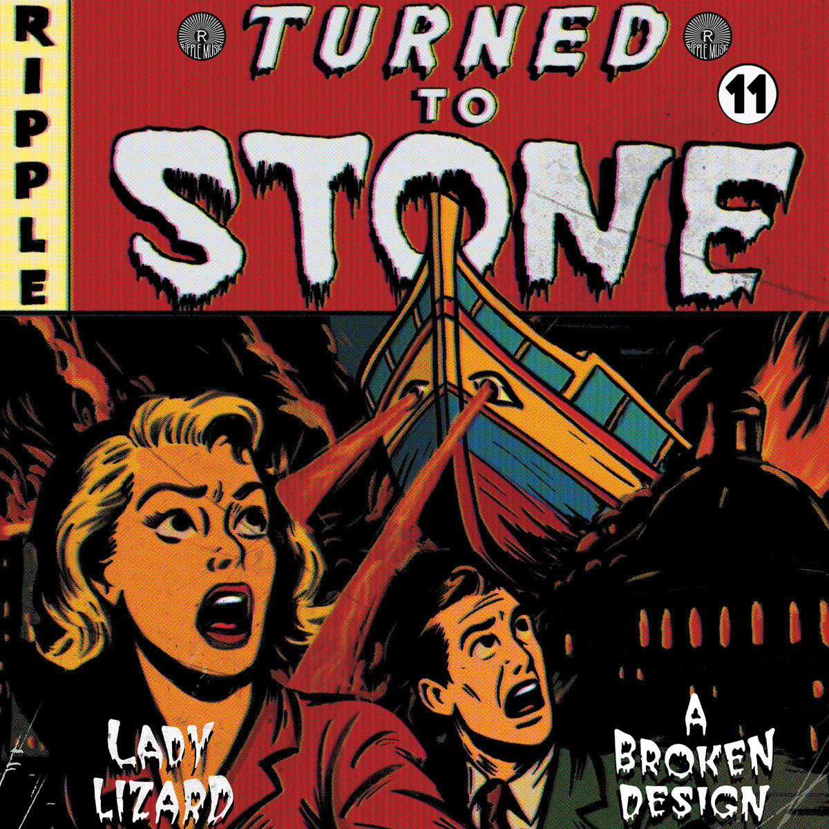 Turned To Stone - Chapter 11 - Lady Lizard & A Broken Design (Vinyl LP - Splatter)
