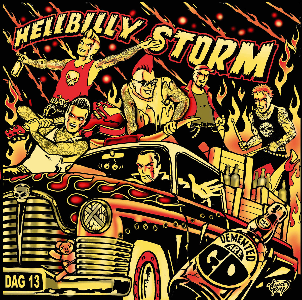 Demented Are Go - Hellbilly Storm (Vinyl Gatefold LP - Black)