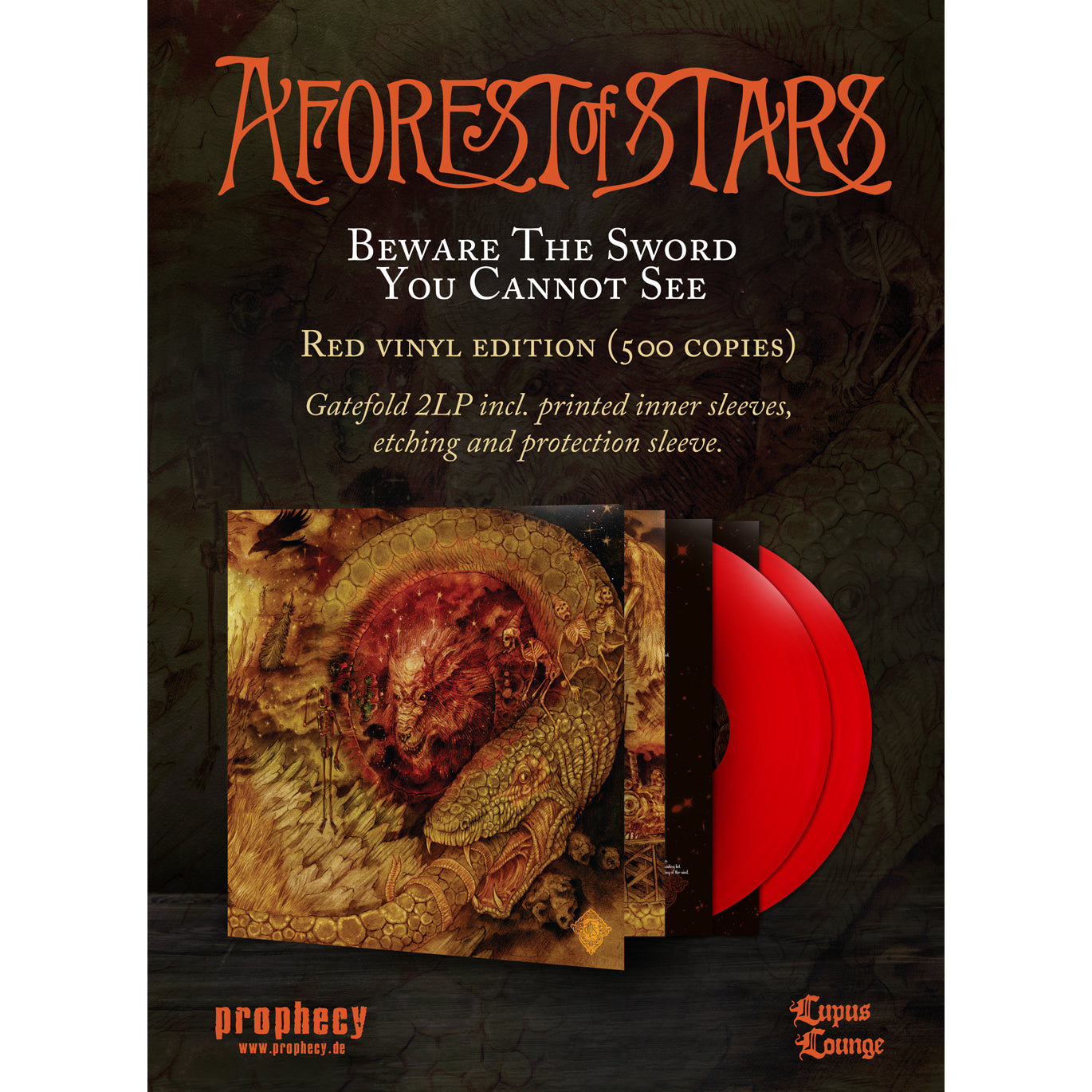 A Forest of Stars - Beware The Sword You Cannot See (Vinyl 2-LP Gatefold - red)