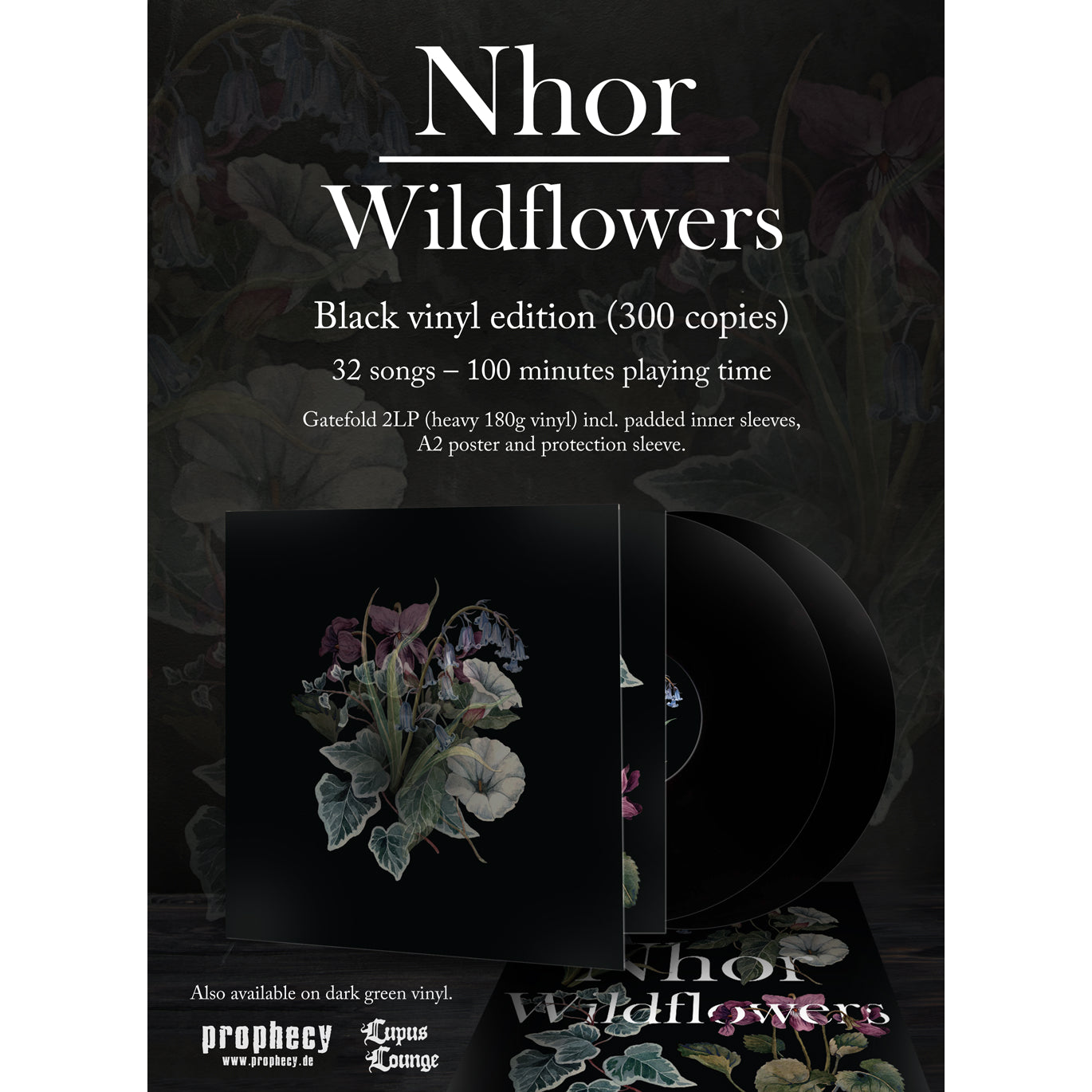 Nhor - Wildflowers (Vinyl 2-LP Gatefold - Black)