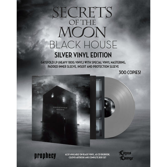 Secrets Of The Moon - Black House (Vinyl Gatefold LP - Silver)