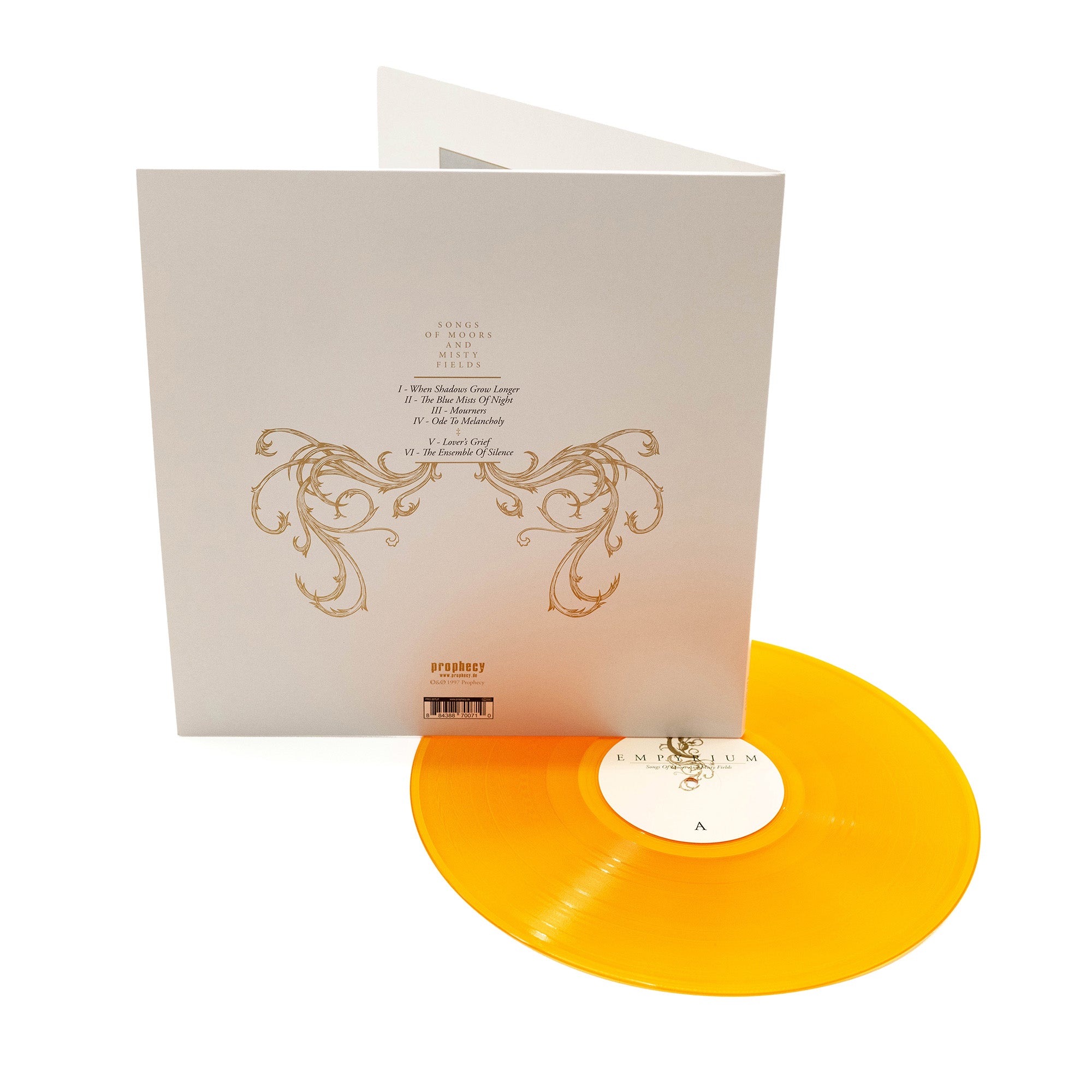 Empyrium – Songs Of Moors And Misty Fields (Vinyl-Klapp-LP – Gold/Ochsenblut-Marmor)