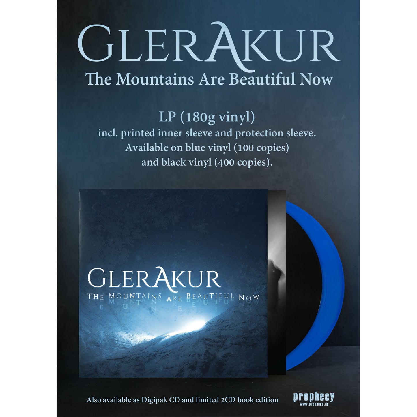 GlerAkur - The Mountains Are Beautiful Now (Vinyl LP - black)