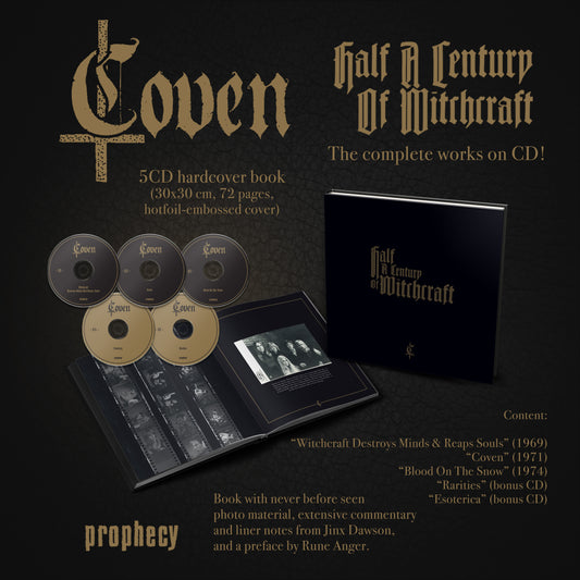 Coven - Half A Century Of Witchcraft (Artbook 5-CD)
