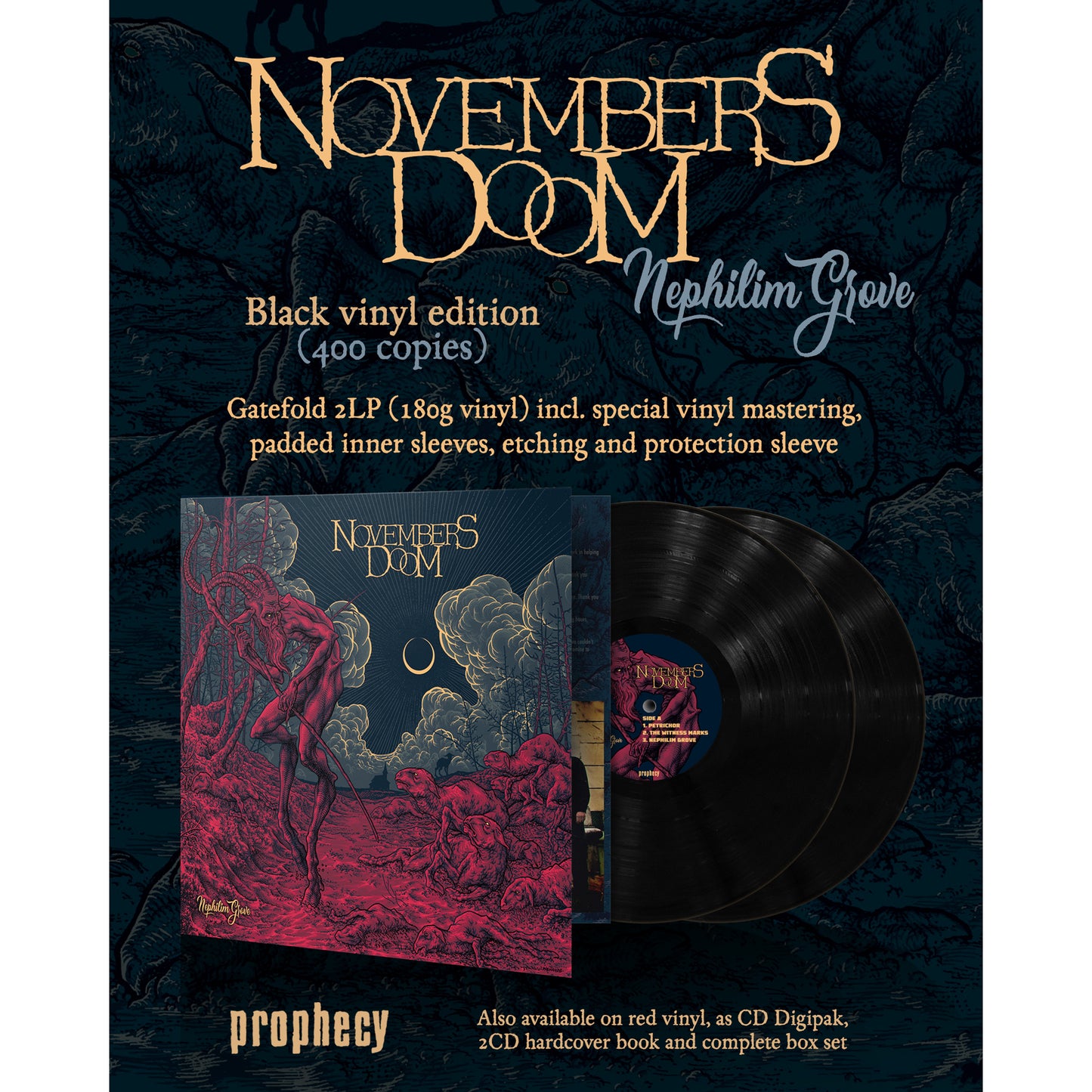 Novembers Doom - Nephilim Grove (Vinilo desplegable de 2 LP - Negro)