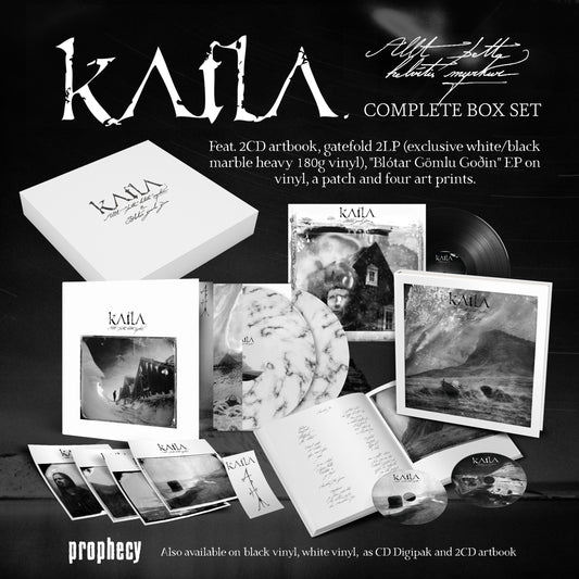 Katla – Allt þetta Helvítis Myrkur (Boxset/Bundle – Komplette Box – Weiß/Schwarzer Marmor)