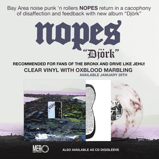 Nopes – Djörk (Vinyl-LP – Klar mit Ochsenblutrot) 