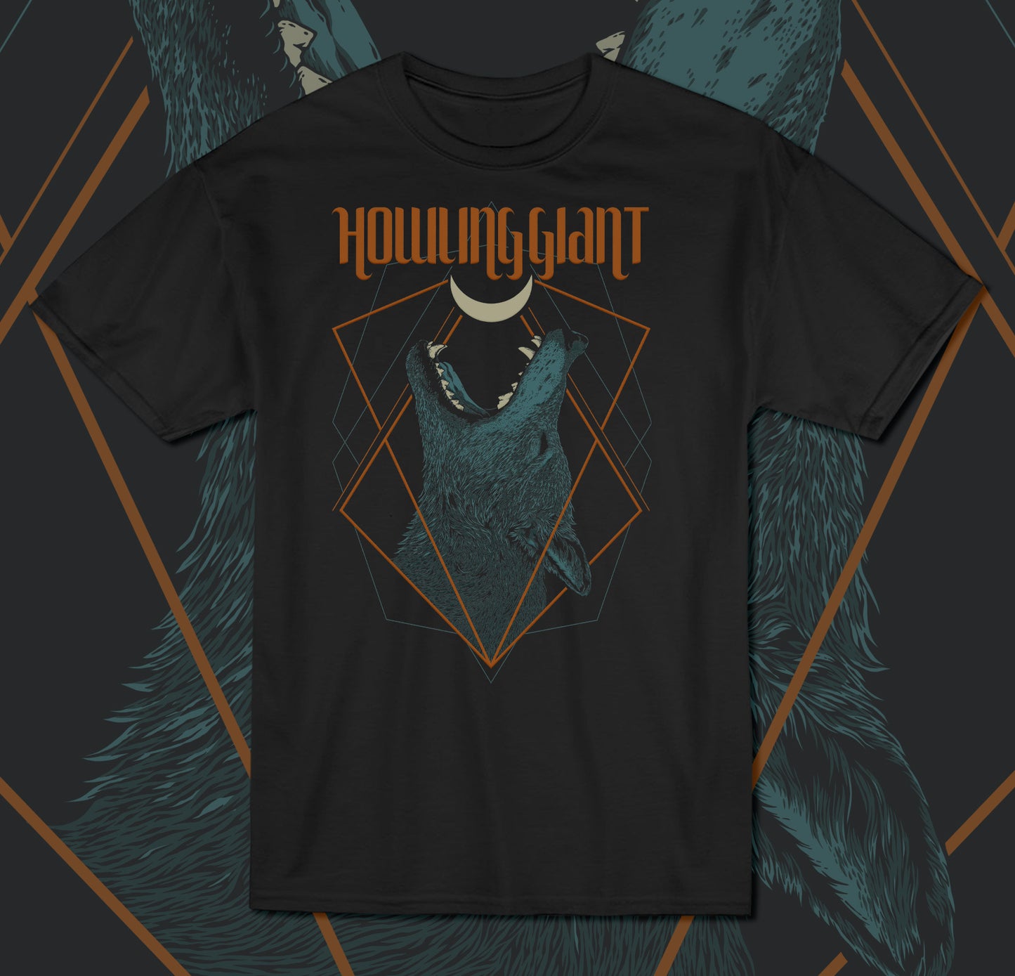 Howling Giant - Howling Wolf T-Shirt (T-Shirt)