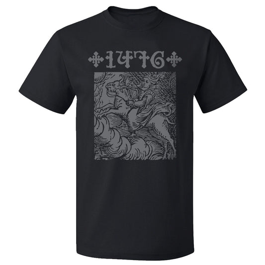 1476 - Woodcut (Apparel Men T-Shirt - T-Shirt - black)