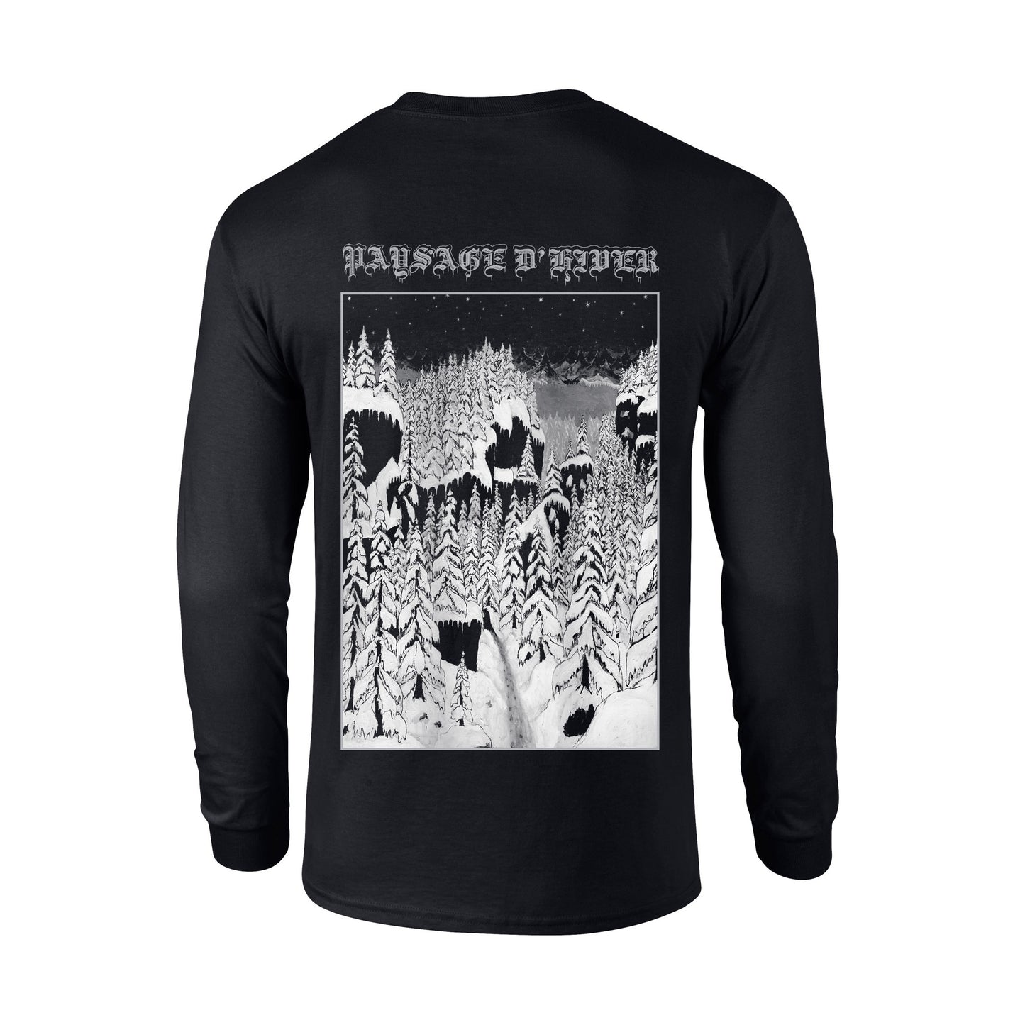 Paysage d'Hiver - Schattengang (Longsleeve - Black)