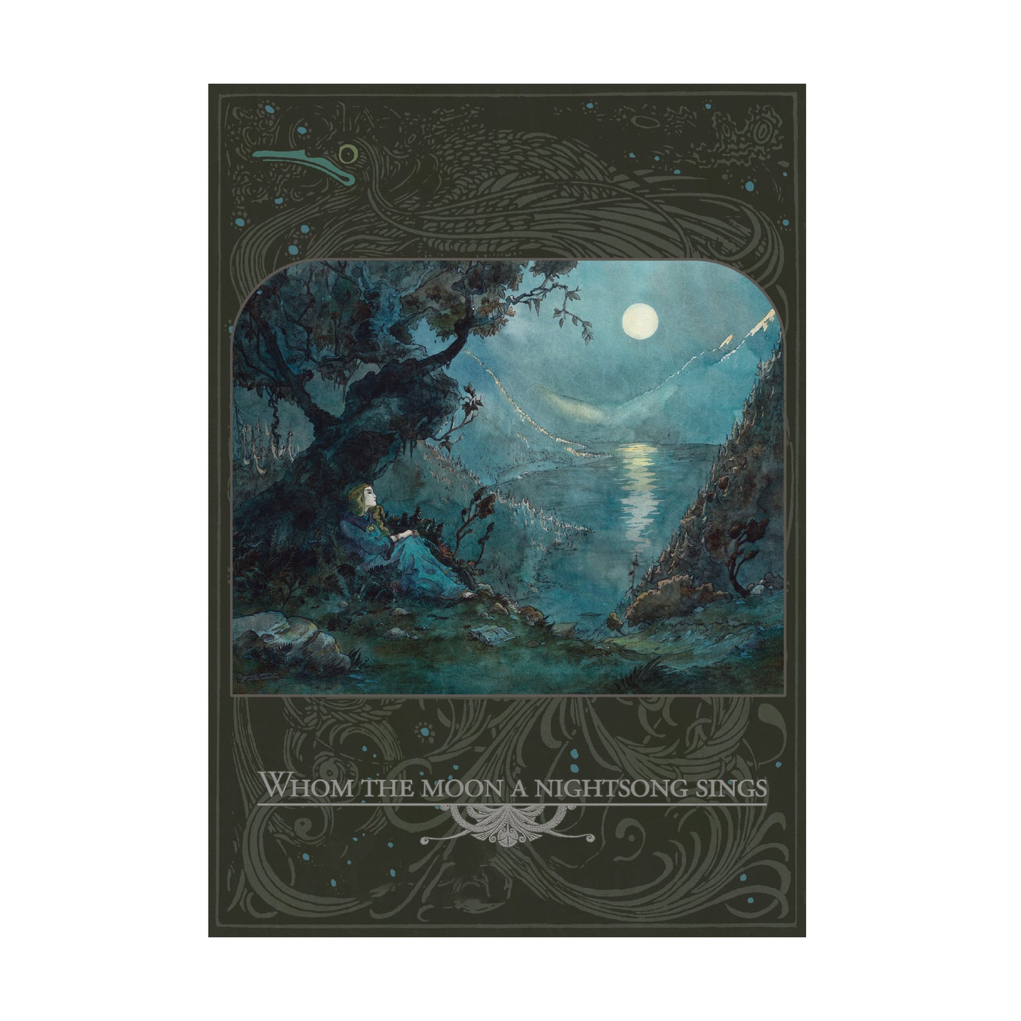 Various Artists - Whom The Moon A Nightsong Sings (Poster flag)