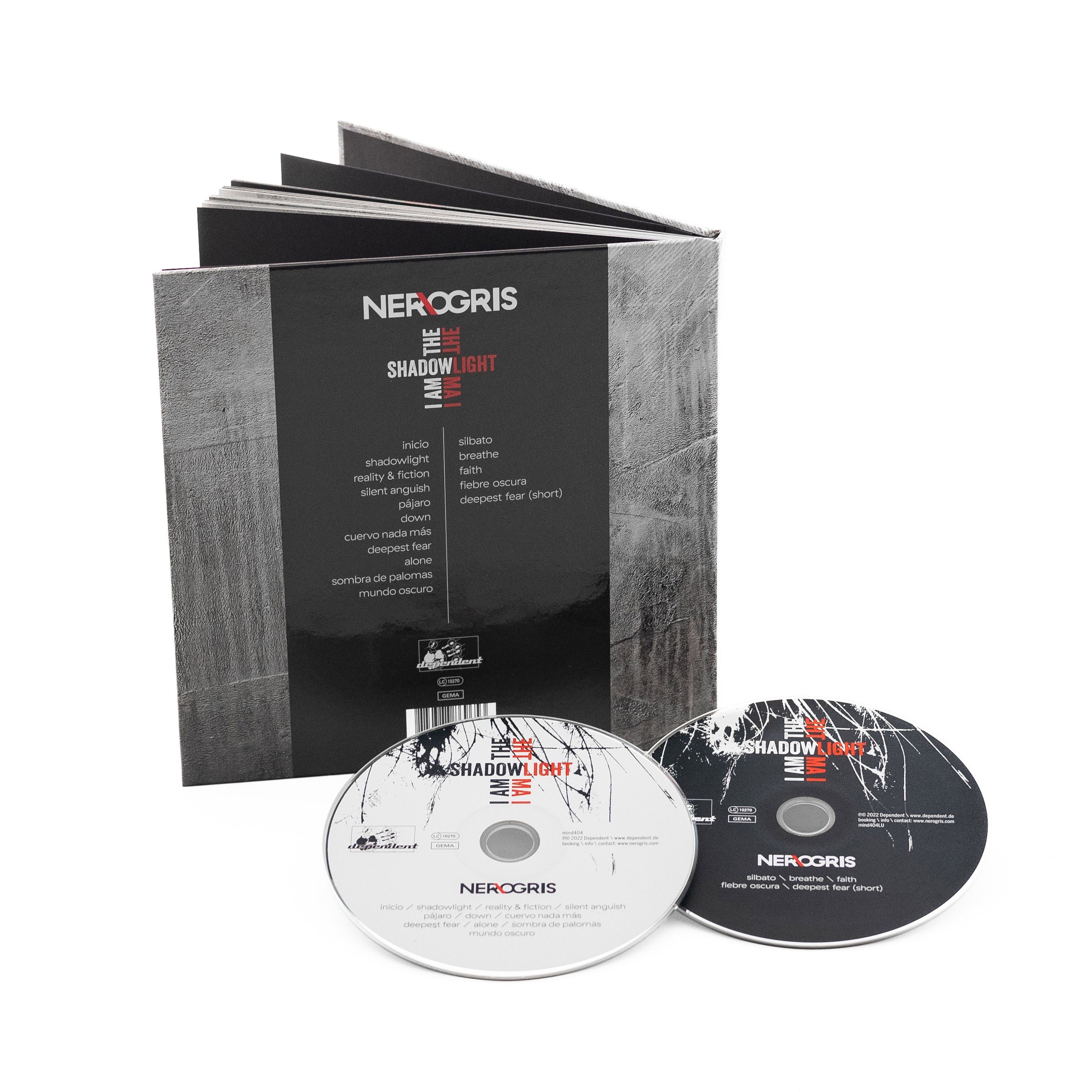 NER\OGRIS - I Am The Shadow - I Am The Light (Artbook 2-CD)