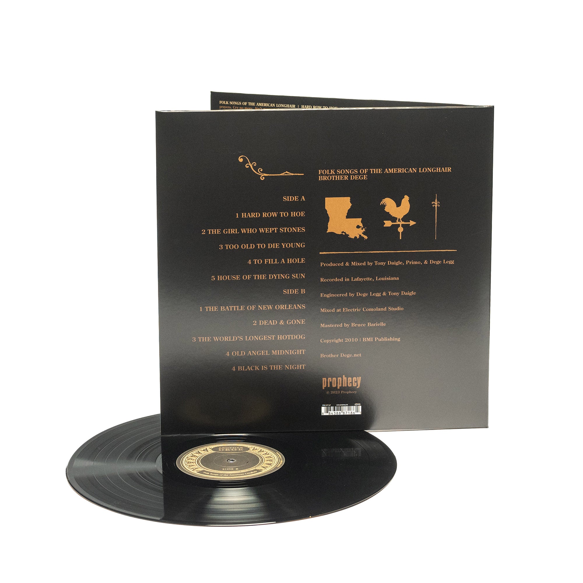 Brother Dege - Folk Songs Of The American Longhair (Vinyl Gatefold LP)