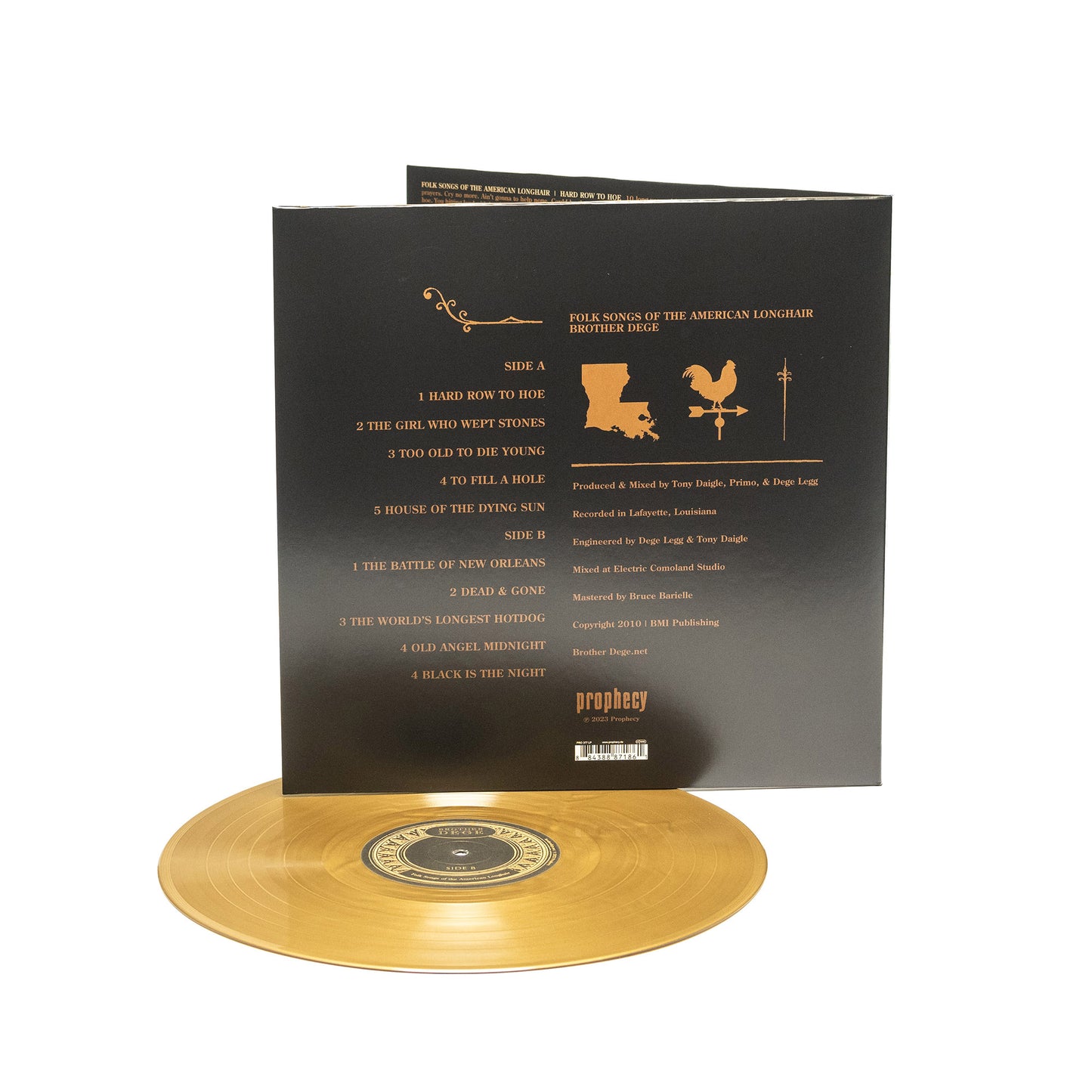 Brother Dege – Folk Songs Of The American Longhair (Vinyl-Klapp-LP)